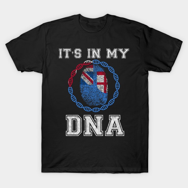 Fiji  It's In My DNA - Gift for Fijian From Fiji T-Shirt by Country Flags